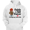 Personalized Faith and 50th Farvor Living My Best Life Shirt, Birthday Women Shirt, Since 1974 Shirt, Birthday Shirt