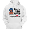 Personalized Faith and 50th Farvor Living My Best Life Shirt, Birthday Women Shirt, Since 1974 Shirt, Birthday Shirt