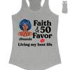 Personalized Faith and 50th Farvor Living My Best Life Shirt, Birthday Women Shirt, Since 1974 Shirt, Birthday Shirt
