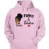 Personalized Fiffty And Fabulous Shirt, Birthday Women Shirt, Since 1974 Shirt, Birthday Shirt, Custom Age Women Shirt