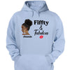 Personalized Fiffty And Fabulous Shirt, Birthday Women Shirt, Since 1974 Shirt, Birthday Shirt, Custom Age Women Shirt