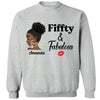Personalized Fiffty And Fabulous Shirt, Birthday Women Shirt, Since 1974 Shirt, Birthday Shirt, Custom Age Women Shirt