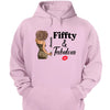Personalized Fiffty And Fabulous Shirt, Birthday Women Shirt, Since 1974 Shirt, Birthday Shirt, Custom Age Women Shirt