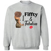 Personalized Fiffty And Fabulous Shirt, Birthday Women Shirt, Since 1974 Shirt, Birthday Shirt, Custom Age Women Shirt