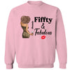 Personalized Fiffty And Fabulous Shirt, Birthday Women Shirt, Since 1974 Shirt, Birthday Shirt, Custom Age Women Shirt