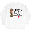 Personalized Fiffty And Fabulous Shirt, Birthday Women Shirt, Since 1974 Shirt, Birthday Shirt, Custom Age Women Shirt