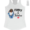 Personalized Fiffty And Fabulous Shirt, Birthday Women Shirt, Since 1974 Shirt, Birthday Shirt, Custom Age Women Shirt
