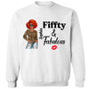 Personalized Fiffty And Fabulous Shirt, Birthday Women Shirt, Since 1974 Shirt, Birthday Shirt, Custom Age Women Shirt