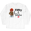 Personalized Fiffty And Fabulous Shirt, Birthday Women Shirt, Since 1974 Shirt, Birthday Shirt, Custom Age Women Shirt