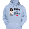 Personalized Photo Fiffty And Fabulous Shirt, Birthday Women Shirt, Since 1974 Shirt, Birthday Shirt, Custom Age Women Shirt