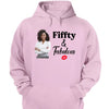 Personalized Photo Fiffty And Fabulous Shirt, Birthday Women Shirt, Since 1974 Shirt, Birthday Shirt, Custom Age Women Shirt