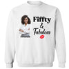 Personalized Photo Fiffty And Fabulous Shirt, Birthday Women Shirt, Since 1974 Shirt, Birthday Shirt, Custom Age Women Shirt