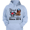 50th Birthday Shirts For Women, Blessed Birthday Tee Shirt, Custom Birthday Tee, Blessed By God, 1972 Birthday Shirt, Birthday Party Tee