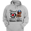 50th Birthday Shirts For Women, Blessed Birthday Tee Shirt, Custom Birthday Tee, Blessed By God, 1972 Birthday Shirt, Birthday Party Tee