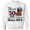 50th Birthday Shirts For Women, Blessed Birthday Tee Shirt, Custom Birthday Tee, Blessed By God, 1972 Birthday Shirt, Birthday Party Tee