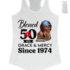 50th Birthday Shirts For Women, Blessed Birthday Tee Shirt, Custom Birthday Tee, Blessed By God, 1972 Birthday Shirt, Birthday Party Tee
