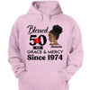 Customized 50th Birthday Shirts For Women, Blessed Birthday Tee Shirt, Custom Birthday Tee, Blessed By God, 1972 Birthday Shirt, Birthday Party Tee