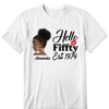 Vintage Customized Hello Fitty Shirt, Custom Birthday Shirt, Stepping Into 50 Like A Boss, 50th Birthday Shirt Ideas, 50th Birthday Shirts, 50th Birthday Shirt Ideas For Her