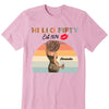 Customized Hello Fitty Shirt, Custom Birthday Shirt, Stepping into 50 Like a Boss, 50th birthday shirt Ideas, 50th Birthday Shirts, 50th Birthday Shirt Ideas For Her