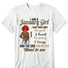 Personalized Birthday Women Shirt, I Have Three Sides The Quite and Sweet The Funny and Crazy And The Side You Never Want To See Shirt, Custom Birthday Month Shirt, Custom Birthday Shirt