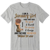 Personalized Birthday Women Shirt, I Have Three Sides The Quite and Sweet The Funny and Crazy And The Side You Never Want To See Shirt, Custom Birthday Month Shirt, Custom Birthday Shirt
