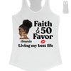 Customized Birthday Queen Faith and Favor Living My Blessed Life, Bling Shirt, Birthday Shirt Women, Birthday shirt