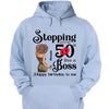 Customized Birthday Queen Stepping Into My 50th Live a Boss shirt, Faith and Favor Living My Blessed Life, Bling Shirt, Birthday Shirt Women, Birthday shirt