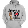 Customized Birthday Queen Stepping Into My 50th Live a Boss shirt, Faith and Favor Living My Blessed Life, Bling Shirt, Birthday Shirt Women, Birthday shirt