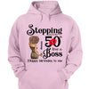 Customized Birthday Queen Stepping Into My 50th Live a Boss shirt, Faith and Favor Living My Blessed Life, Bling Shirt, Birthday Shirt Women, Birthday shirt