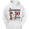 Customized Birthday Queen Stepping Into My 50th Live a Boss shirt, Faith and Favor Living My Blessed Life, Bling Shirt, Birthday Shirt Women, Birthday shirt