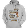 Never Underestimate A Woman Who Is Covered By The Blood Of Jesus And Was Born In Shirt, Birthday Month Shirt, Custom Month of Women Birthday Shirt, 50th birthday shirt