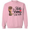 Vintage Customized Hello Fitty Shirt, Custom Birthday Shirt, Stepping Into 50 Like A Boss, 50th Birthday Shirt Ideas, 50th Birthday Shirts, 50th Birthday Shirt Ideas For Her