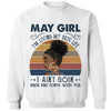 Personalized I'm Living My Best Life Shirt, I Ain't Goin Back and Forth With You Shirt,  Birthday Month Shirt, Custom Month of Women Birthday Shirt, Custom Photos birthday shirt