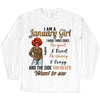 Personalized Birthday Women Shirt, I Have Three Sides The Quite and Sweet The Funny and Crazy And The Side You Never Want To See Shirt, Custom Birthday Month Shirt, Custom Birthday Shirt