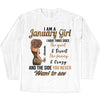 Personalized Birthday Women Shirt, I Have Three Sides The Quite and Sweet The Funny and Crazy And The Side You Never Want To See Shirt, Custom Birthday Month Shirt, Custom Birthday Shirt