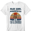 Custom Name and Age Birthday Shirt, Custom Birthday Women Shirt, I'm Not A Princess I Don't Need Saying I'm A Queen I Got This Shit Handled Shirt, Custom Photo Shirt