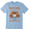 Personalized Custom Birthday Month Shirt, Name and Age Birthday Shirt, Custom Birthday Women Shirt, I Love The Woman I've Become Because I Fought To Become Her Shirt