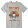 Personalized Custom Birthday Month Shirt, Name and Age Birthday Shirt, Custom Birthday Women Shirt, I Love The Woman I've Become Because I Fought To Become Her Shirt