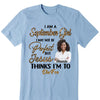 Personalized Custom Birthday Month Shirt, Name and Age Birthday Shirt, Custom Birthday Women Shirt, I May Not Be Perferct But Jesus Thinks I'm To Die For Shirt