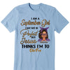Personalized Custom Birthday Month Shirt, Name and Age Birthday Shirt, Custom Birthday Women Shirt, I May Not Be Perferct But Jesus Thinks I'm To Die For Shirt