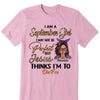 Personalized Custom Birthday Month Shirt, Name and Age Birthday Shirt, Custom Birthday Women Shirt, I May Not Be Perferct But Jesus Thinks I'm To Die For Shirt
