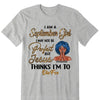 Personalized Custom Birthday Month Shirt, Name and Age Birthday Shirt, Custom Birthday Women Shirt, I May Not Be Perferct But Jesus Thinks I'm To Die For Shirt