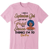 Personalized Custom Birthday Month Shirt, Name and Age Birthday Shirt, Custom Birthday Women Shirt, I May Not Be Perferct But Jesus Thinks I'm To Die For Shirt