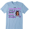Personalized Birthday Month Shirt, Name and Age Birthday Shirt, Custom Birthday Women Shirt, I Can All Things Though Christ Who Give Me Strengh Shirt
