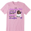 Personalized Birthday Month Shirt, Name and Age Birthday Shirt, Custom Birthday Women Shirt, I Can All Things Though Christ Who Give Me Strengh Shirt