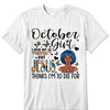Personalized Birthday Month Shirt, Name and Age Birthday Shirt, Custom Birthday Women Shirt, I May Not Be Perfect But Jesus Think I'm To Die For Shirt