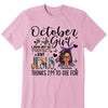 Personalized Birthday Month Shirt, Name and Age Birthday Shirt, Custom Birthday Women Shirt, I May Not Be Perfect But Jesus Think I'm To Die For Shirt