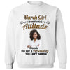 Custom Photo I Don't Have Attitude I've Got A Personality You Can't Handle Shirt, Birthday Month Shirt, Custom Name and Age Birthday Shirt, Custom Birthday Women Shirt