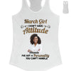Custom Photo I Don't Have Attitude I've Got A Personality You Can't Handle Shirt, Birthday Month Shirt, Custom Name and Age Birthday Shirt, Custom Birthday Women Shirt