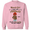 Custom Photo I Don't Have Attitude I've Got A Personality You Can't Handle Shirt, Birthday Month Shirt, Custom Name and Age Birthday Shirt, Custom Birthday Women Shirt
